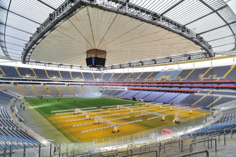 Frankfurt Main Alemanha Fevereiro 2019 Estádio Futebol Commerzbank Arena  Casa — Fotografia de Stock Editorial © vitaliivitleo #408086722