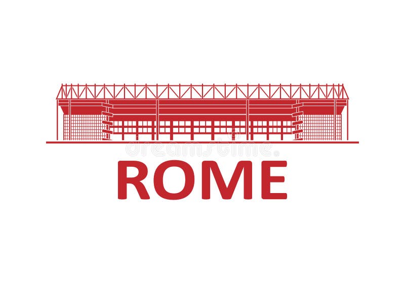 Football stadium. Rome stock image. Image of place, spectator 143052245