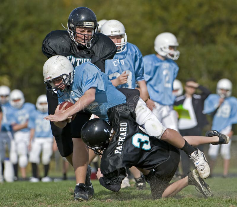 Football tackle editorial photography. Image of athlete 6848792
