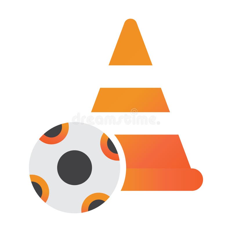 Football Soccer Cone Stock Illustrations 275 Football Soccer Cone