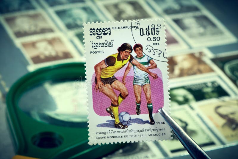 Football World Cup 1986 Mexico stock image Football World Cup 1986 Mexico stock image