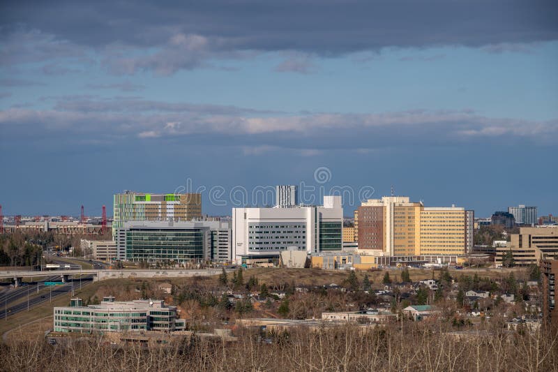 Foothills Medical Centre in Calgary royalty free stock photo