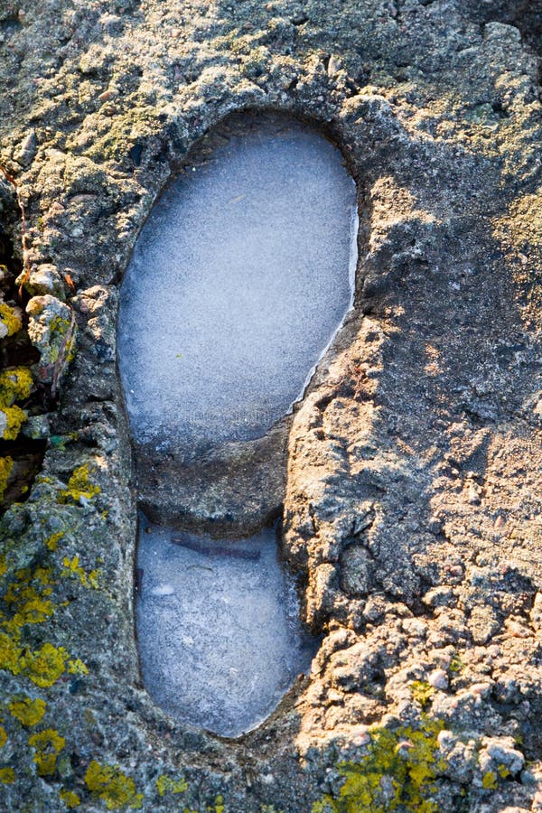 Footprint stock photo Footprint stock photo