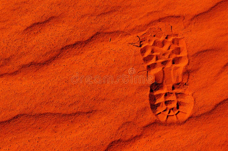 Footprint In The Sand