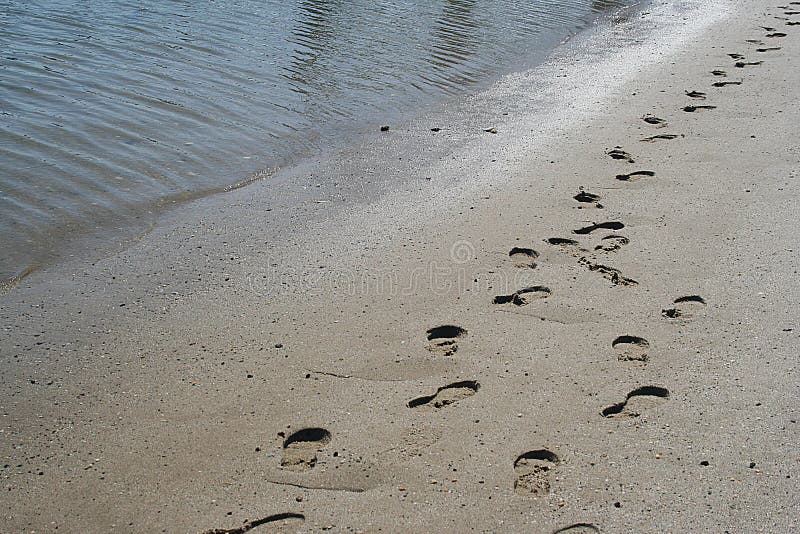 Jesus Carrying You Footprints Sand