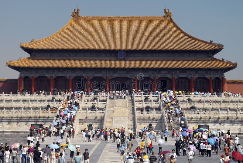 Forbidden City in Beijing - China royalty free stock photo