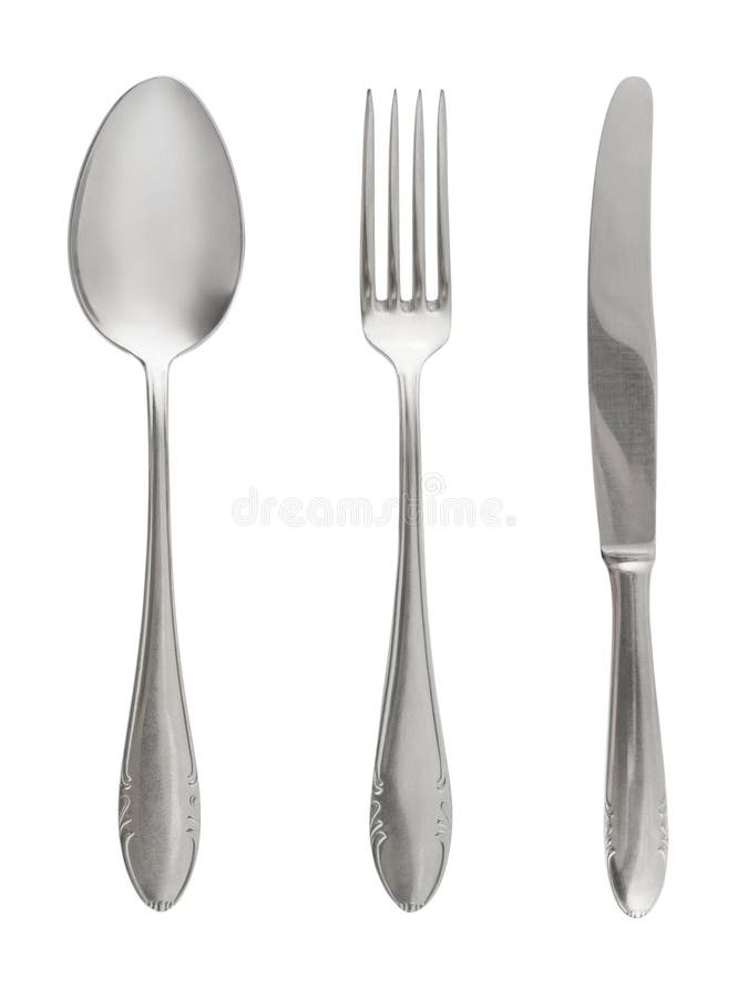 Forchetta, cucchiaio e lama