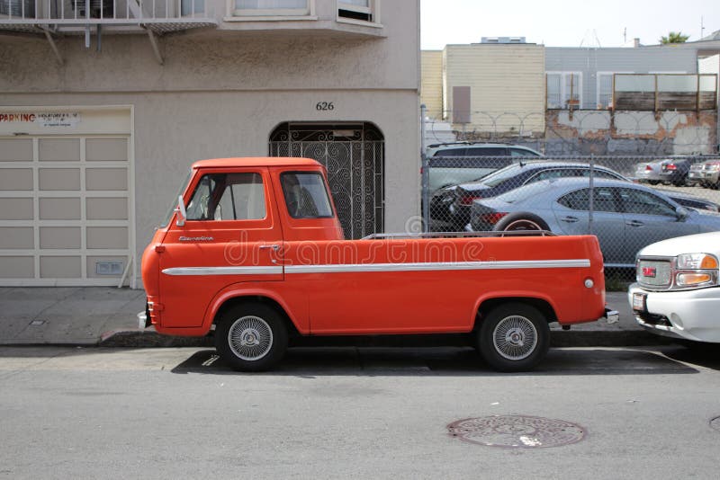 FORD ECONOLINE Classic Pickup Van Imagen editorial de stock econoline 1965 FORD ECONOLINE Classic Pickup Van Imagen editorial de stock