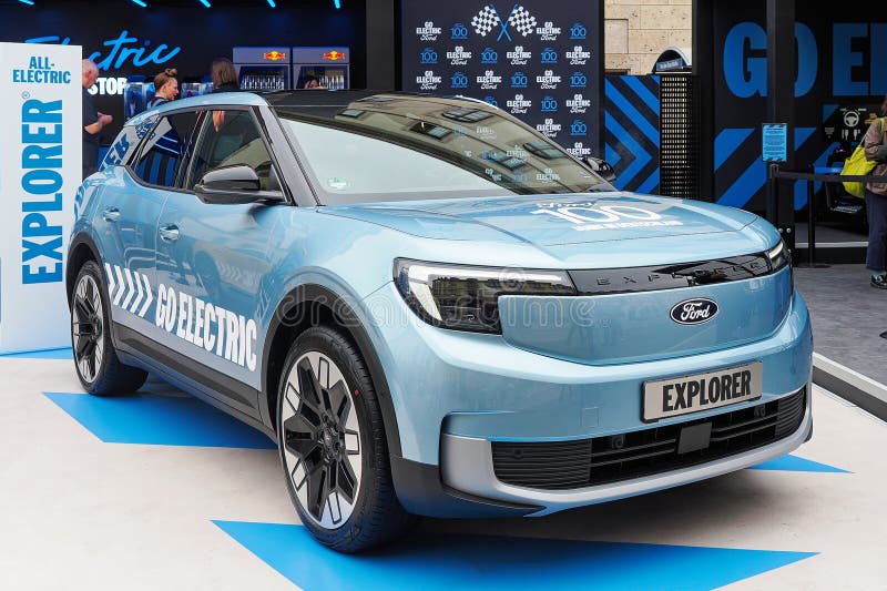 Ford Explorer EV - IAA Mobility 2025 royalty free stock images