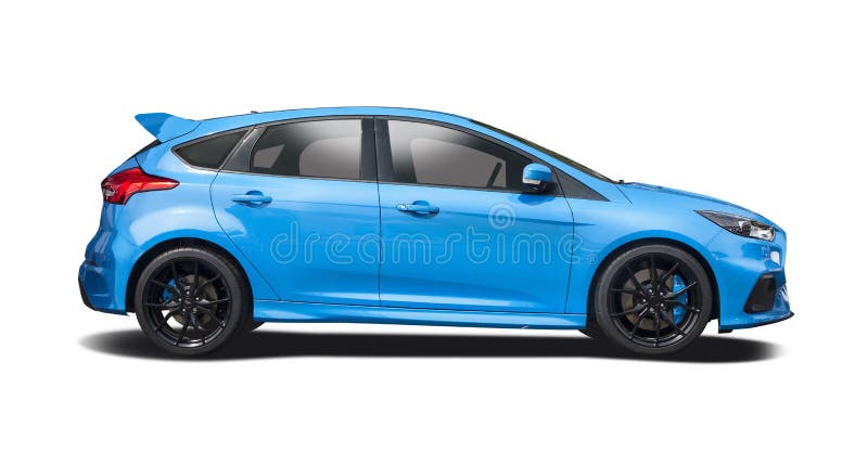 Ford Focus RS op wit wordt geïsoleerd dat royalty-vrije stock afbeeldingen Ford Focus RS op wit wordt geïsoleerd dat royalty-vrije stock afbeeldingen