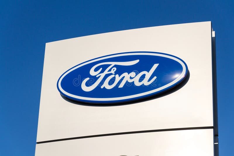 Ford Motor Firmy Logo Na Przedstawicielstwo Handlowe