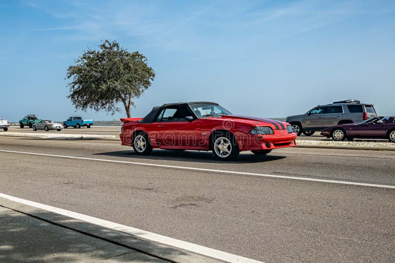 1987 ford mustang gt 50 convertible illustration de vecteur