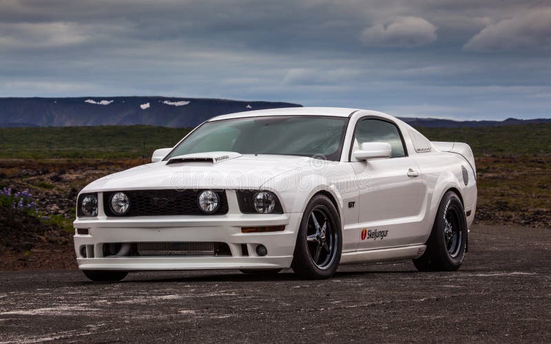 Ford Mustang GT Procharger fotografia stock Ford Mustang GT Procharger fotografia stock