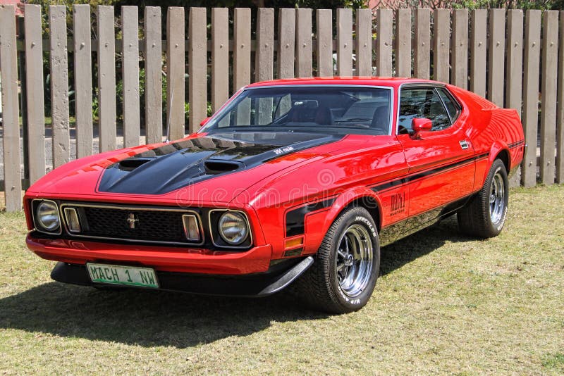 Ford Mustang Mach 1 editorial photography. Image of auto - 36699642