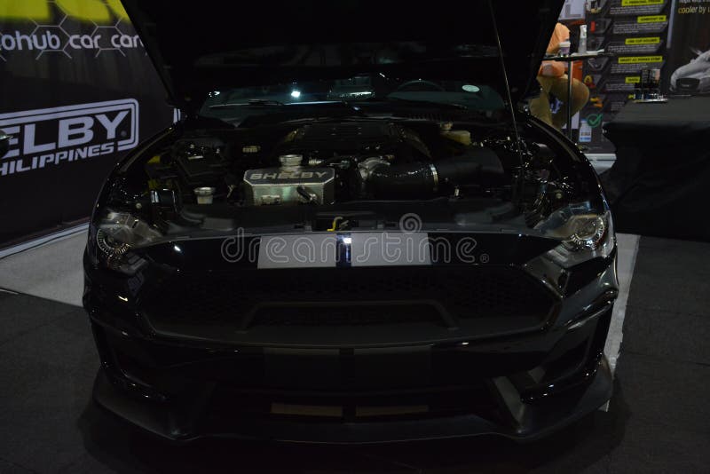 Ford Shelby Mustang Gt500 at Manila Auto Salon in Pasay, Philippines