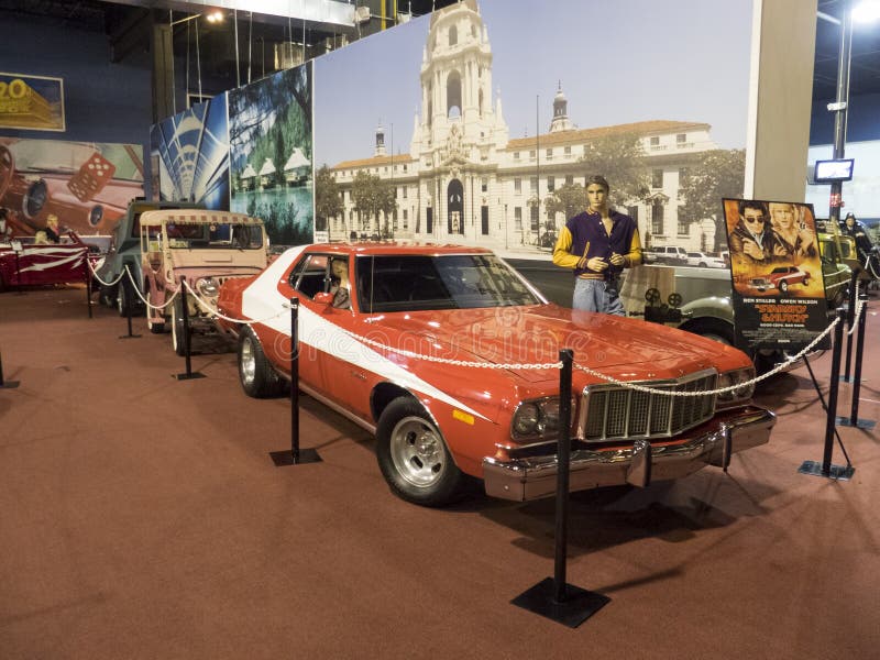 Starsky and hutch car editorial stock photo. Image of display