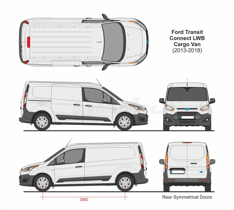 Ford Transit Connect LWB Cargo Van 5 doors 2013-2018