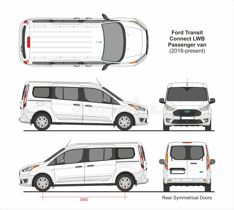 Templates - Cars - Ford - Ford Tourneo Connect LWB