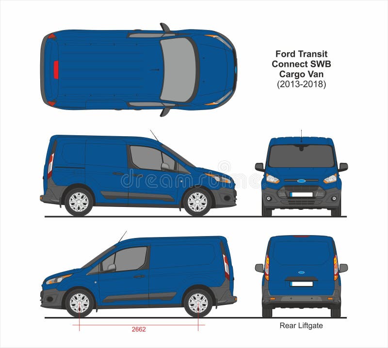 Ford Transit Connect SWB Cargo Van 5 doors 2013-2018