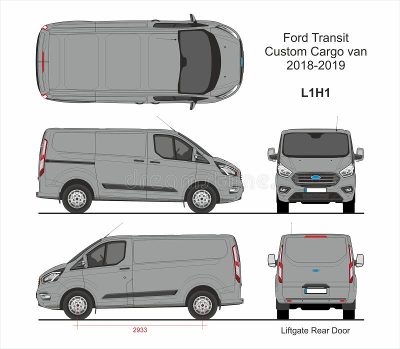 Ford Transit Custom Cargo Van L1H1 2018-2019