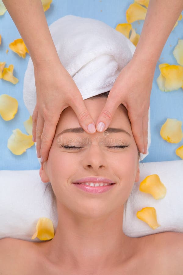 Forehead Massage Stock Image Image Of Beauty Lifestyle 11149091