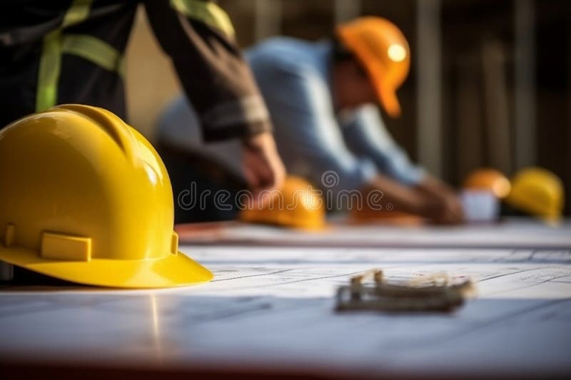 Construction Worker Reading Plan Stock Illustrations 86 Construction