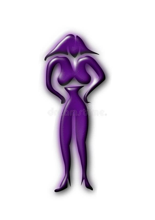 Foremna erotyczna sylwetka kobiety pozować ilustracji Foremna erotyczna sylwetka kobiety pozować ilustracji