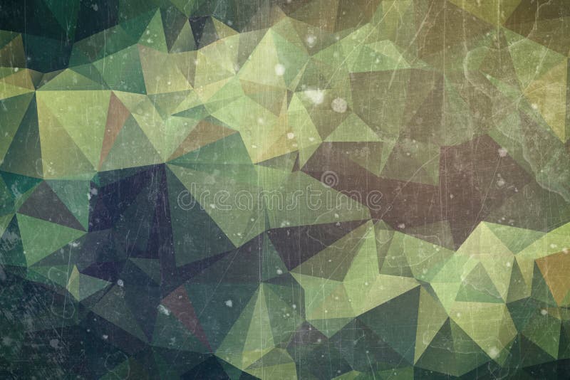 Forest Abstract Background - Dark Green and Brown Triangle Concept ...