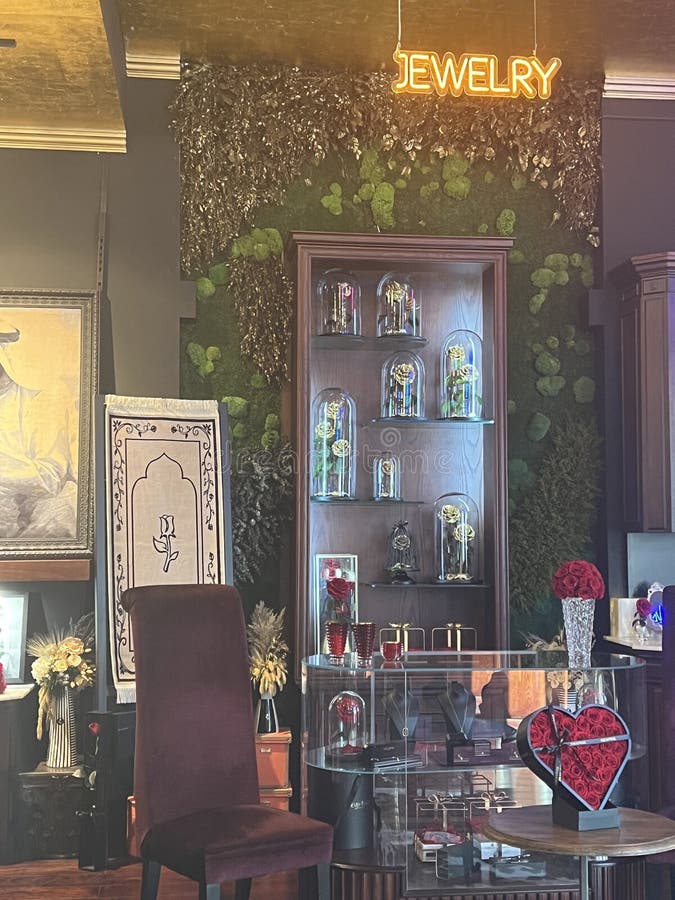 Forever Rose Store at BoxPark Development in Dubai, UAE Editorial Stock