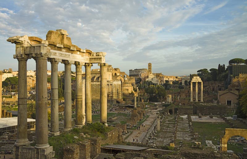 The Fori Imperiali in Rome, Italy