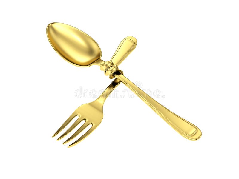 Fork around spoon