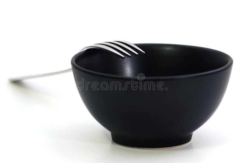 Fork & bowl stock image. Image of meal, formal, silver 24388045
