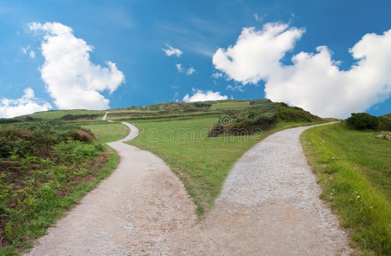 Fork in the road stock photo. Image of concept, fork 87114786