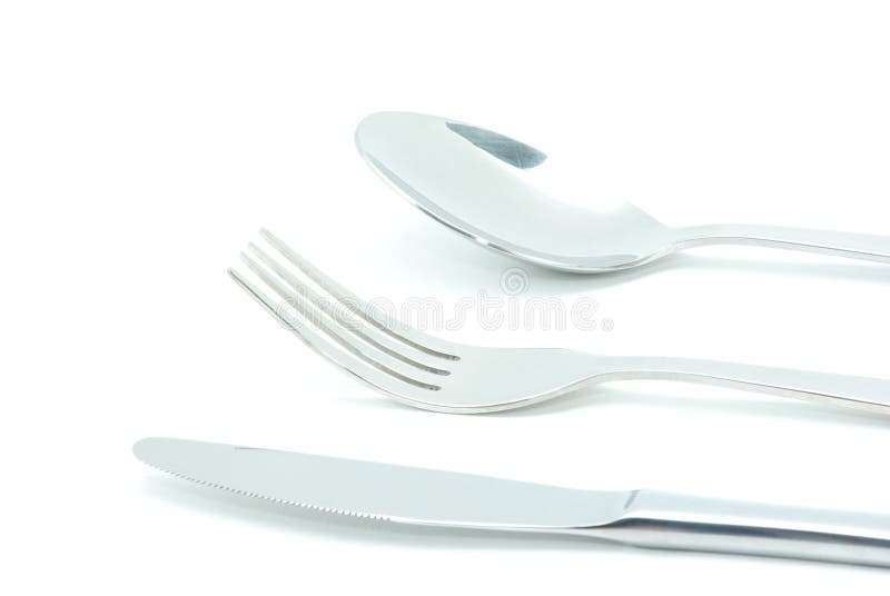 Fork, spoon and knife