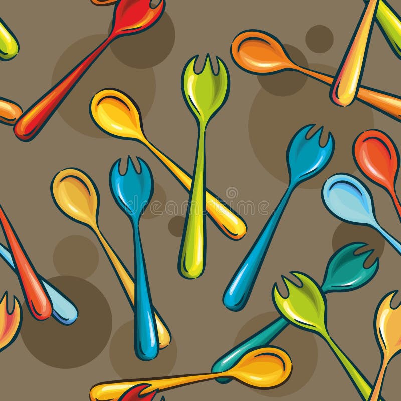 Tenedores y cucharas libre illustration