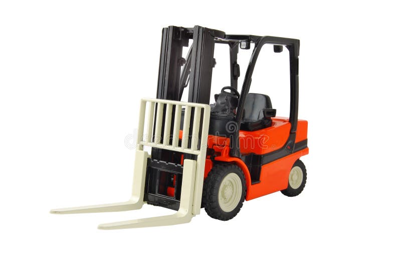Forklift stock images