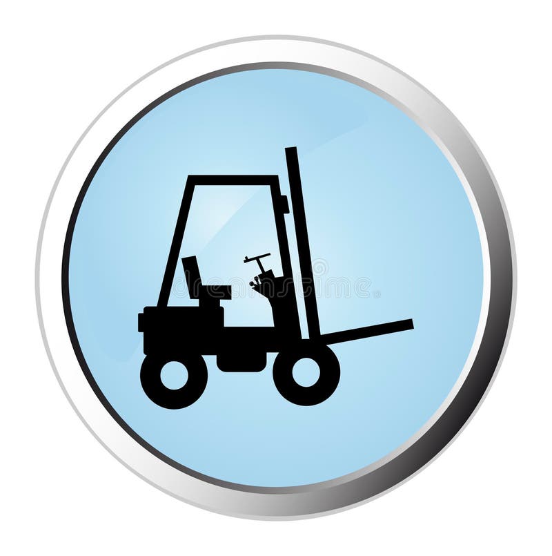 Forklift truck web button