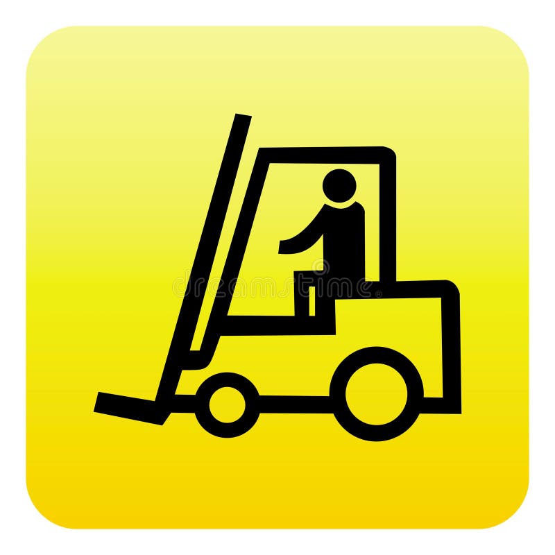 Forklift truck web button