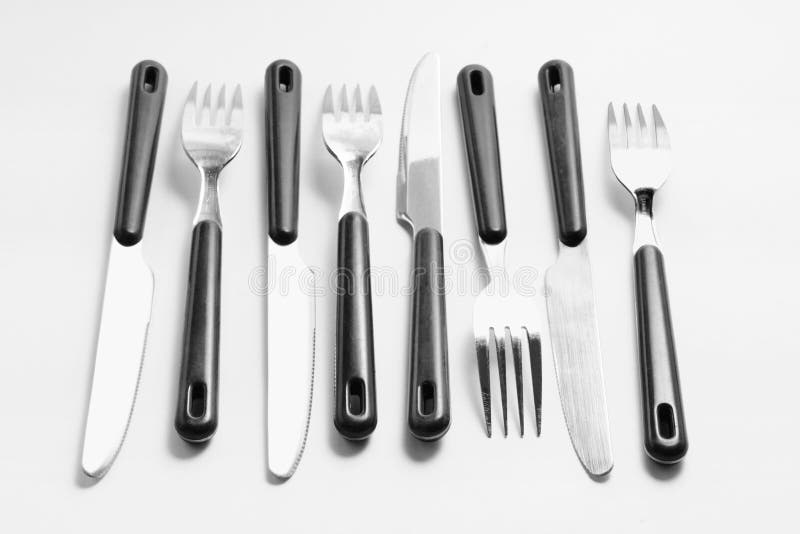 Forks and Knives stock photo. Image of shot, arrangement 29876496