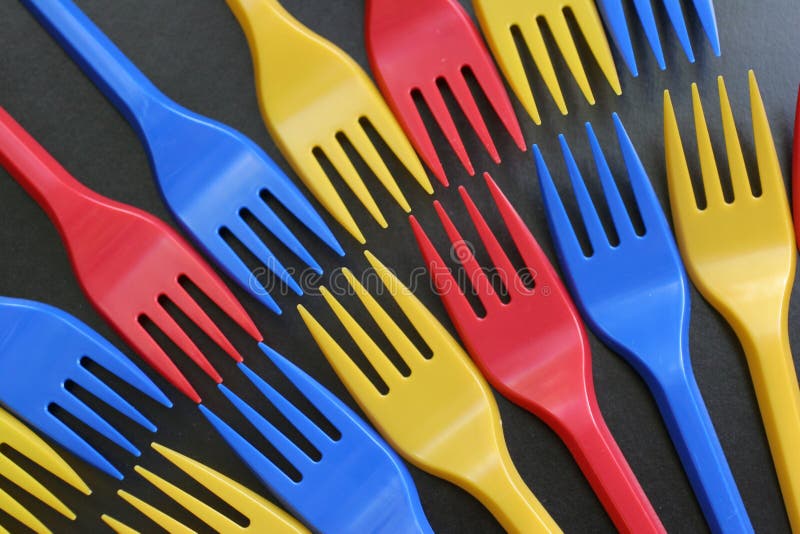 forks mångfärgat arkivfoton forks mångfärgat arkivfoton