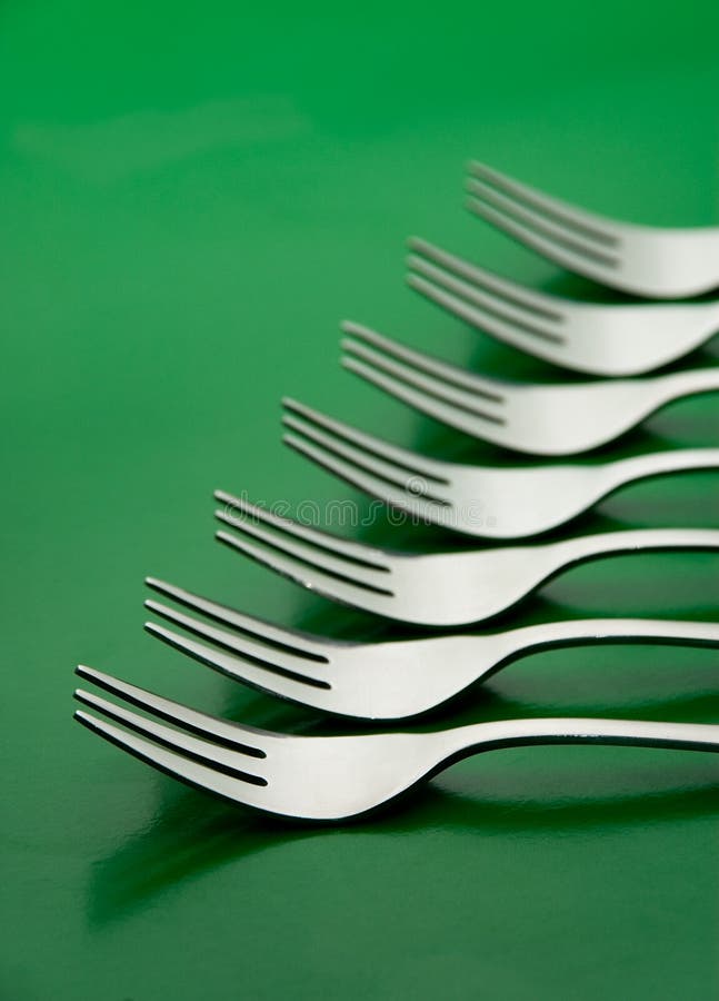 Forks in a row
