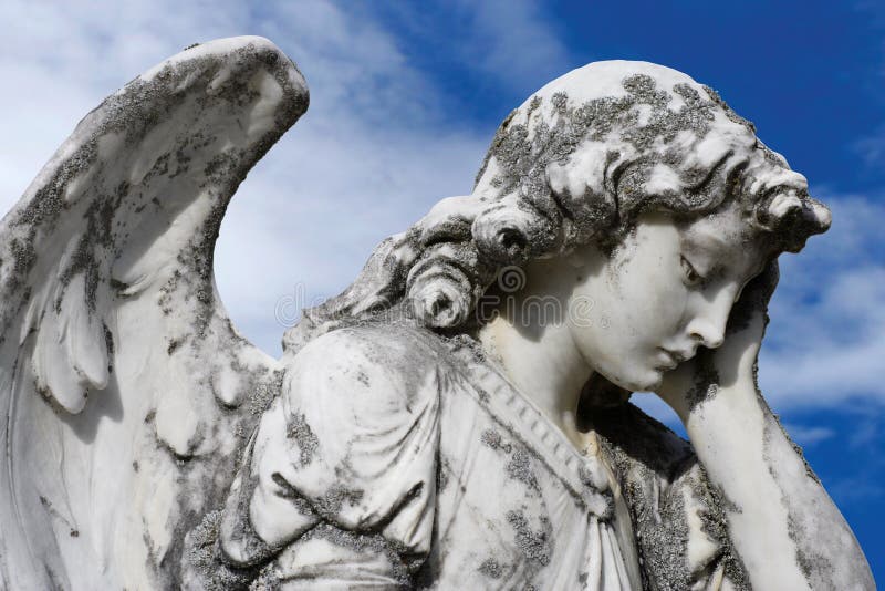 Forlorn angel stock photography Forlorn angel stock photography