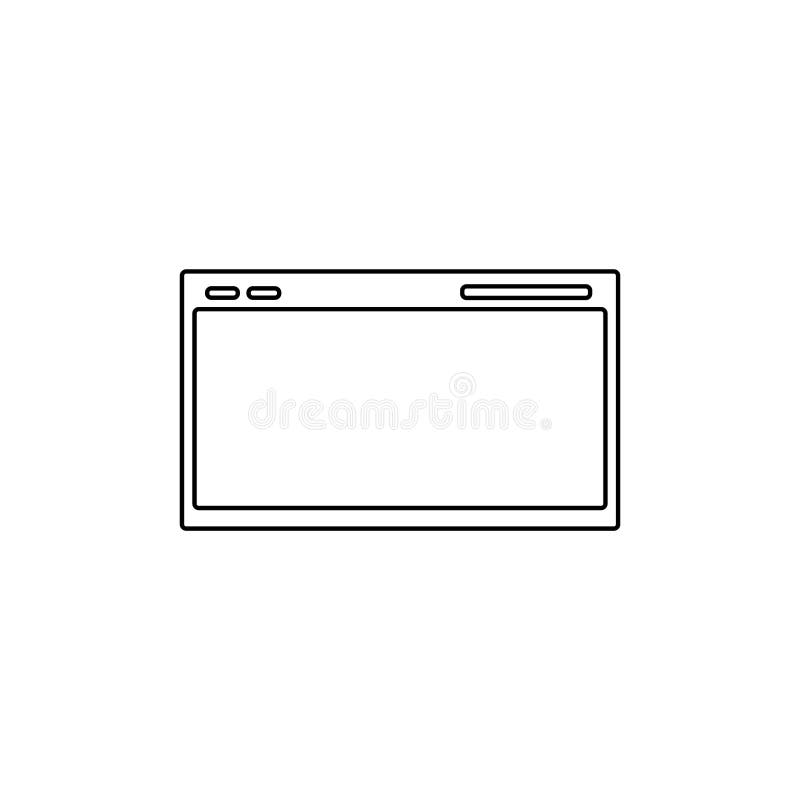 Web page icon. Internet window symbol vector illustration Web page icon. Internet window symbol vector illustration