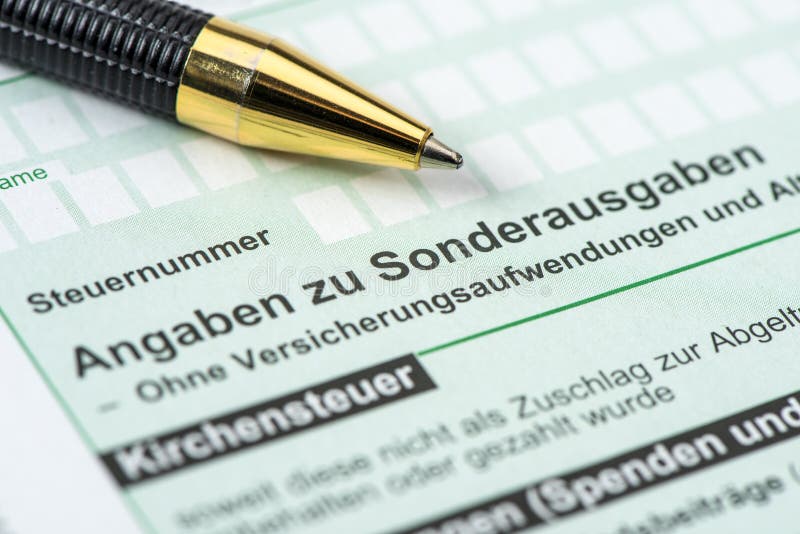 form-for-the-tax-return-to-the-german-tax-office-editorial-stock-photo