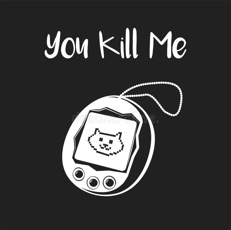 Forma del huevo del videojuego del bolsillo del simulador del animal doméstico Simulación del gato El juego del gatito Ilustració libre illustration Forma del huevo del videojuego del bolsillo del simulador del animal doméstico Simulación del gato El juego del gatito Ilustració libre illustration