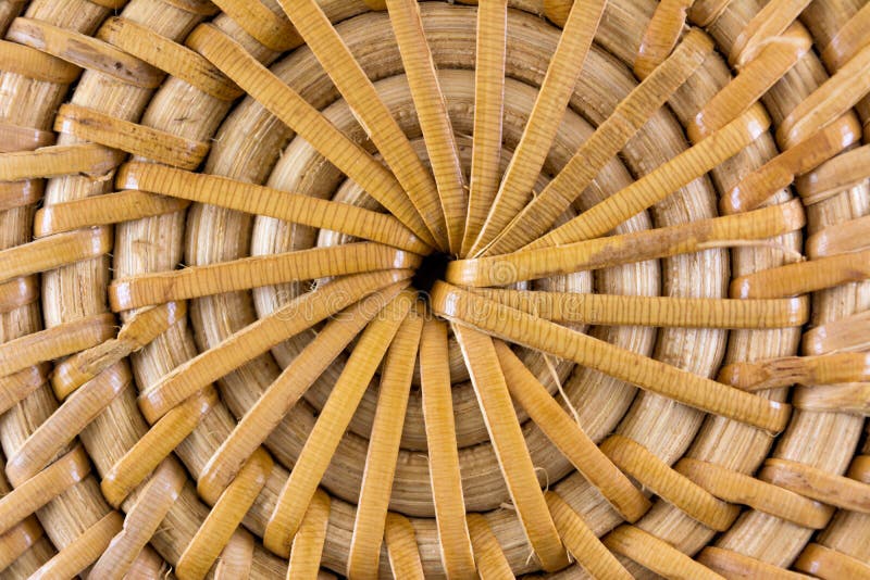 Forma di cerchio di tessuto di colore marrone fotografia stock libera da diritti