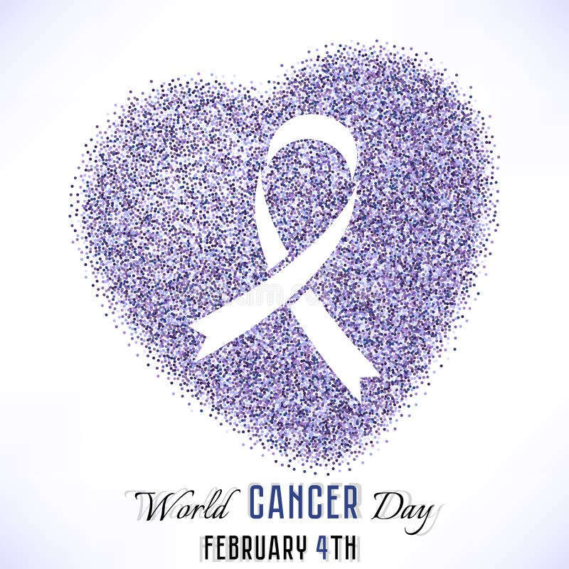 Forma di cuore in glitter con nastro all'interno royalty illustrazione gratis