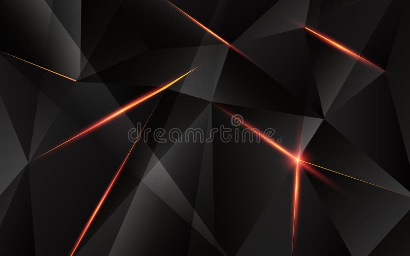 Forma geométrica abstracta del triángulo con la llamarada ligera en fondo stock de ilustración Forma geométrica abstracta del triángulo con la llamarada ligera en fondo stock de ilustración