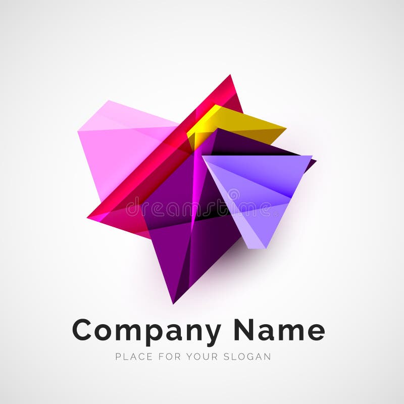 Forma geométrica, logotipo de la compañía libre illustration Forma geométrica, logotipo de la compañía libre illustration