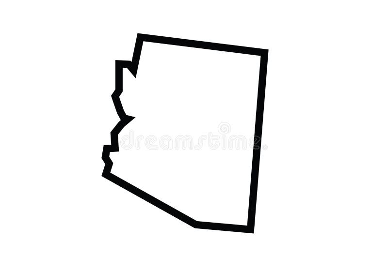 Forma stato mappa struttura di Arizona
